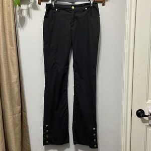 Jaanuu Black & Gold Scrub Pants